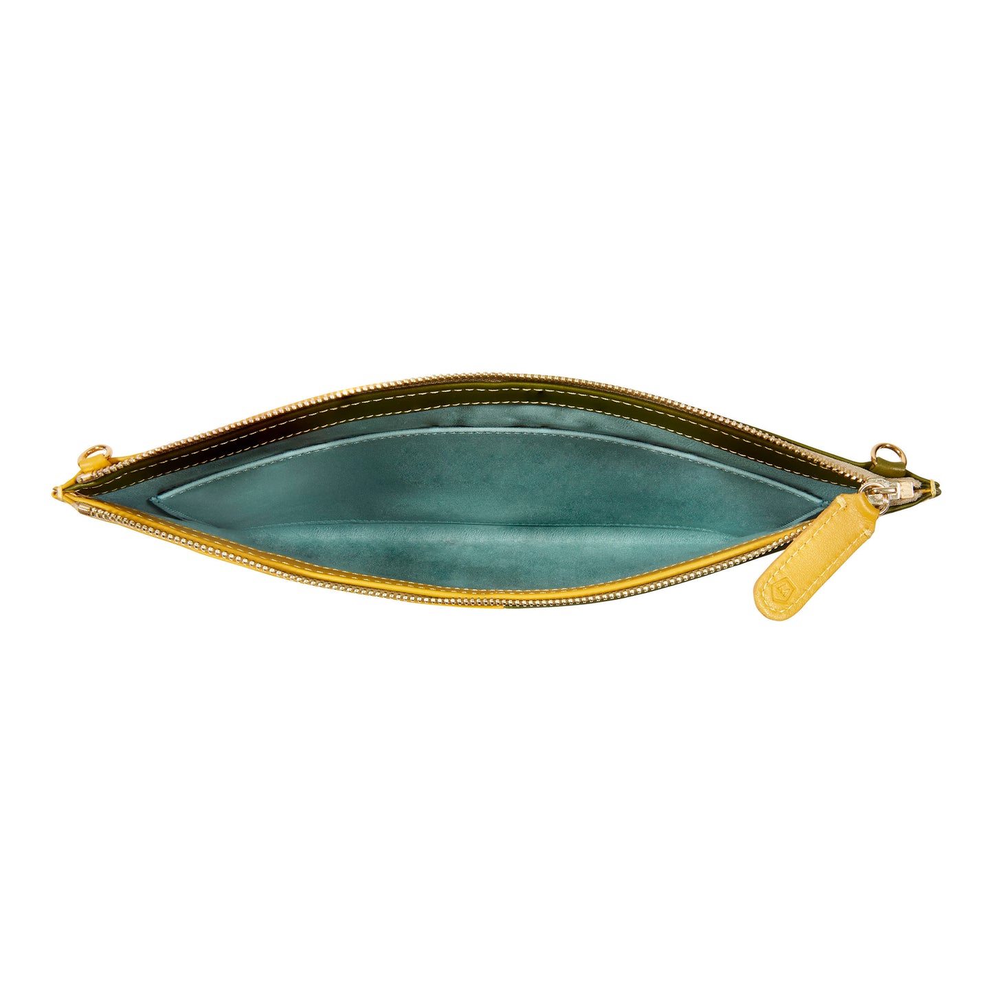 The Flat Clutch Blue-Petrol